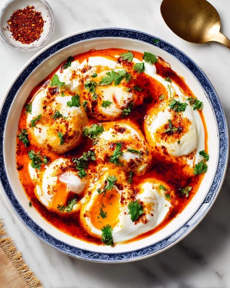 Turkish Eggs with Garlic Yogurt and Aleppo Butter Recipe