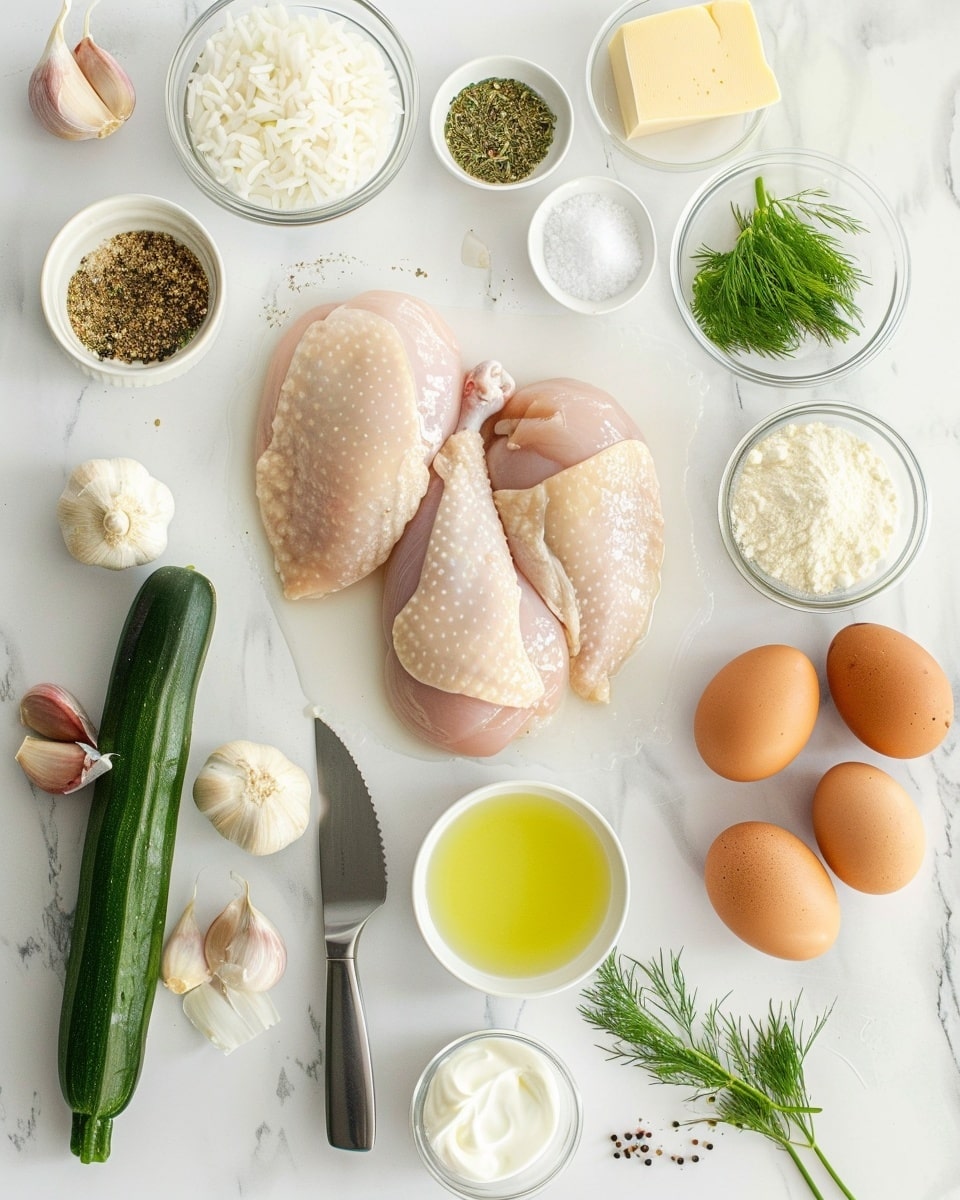 Single white plate with one generous portion of spiced grilled chicken pieces arranged atop a bed of fragrant yellow and white basmati rice, close-up angle revealing tender charred chicken texture and fluffy rice grains, garnished with fresh chopped cilantro and thin cucumber slices, dollop of creamy herb-infused yogurt sauce with visible dill and small red chili slices on top, natural light highlighting vibrant colors, white marble surface, intimate plated serving photo taken with an iphone --ar 4:5 --v 7