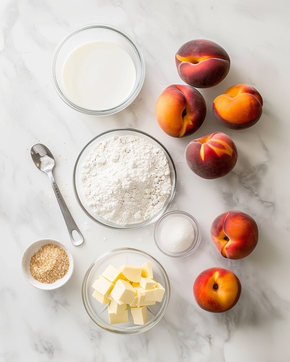 Single white bowl with a generous serving of peach cobbler, showcasing the soft, golden-brown biscuit topping slightly crumbled to reveal the warm, vibrant peach slices beneath, syrupy juices pooling at the bottom, close-up angled shot emphasizing the tender texture of the fruit and the crumbly crust, natural lighting highlighting the moist interior layers, placed on a white marble surface, intimate plated serving photo taken with an iphone --ar 4:5 --v 7