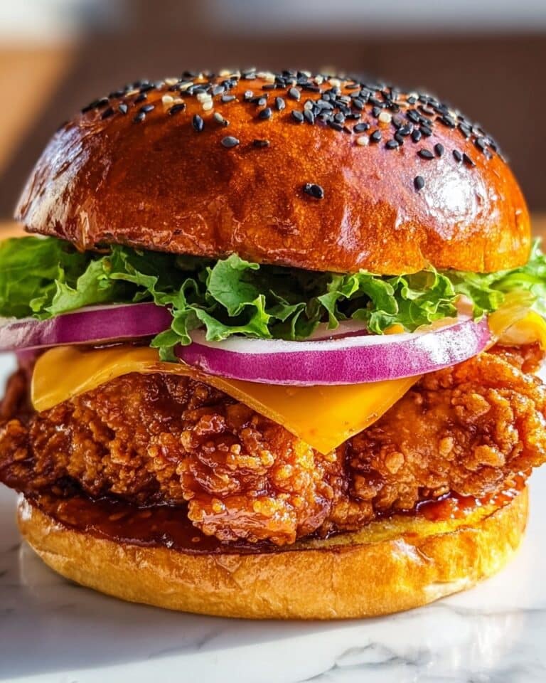 Crispy Honey-Mustard Chicken Burgers Recipe