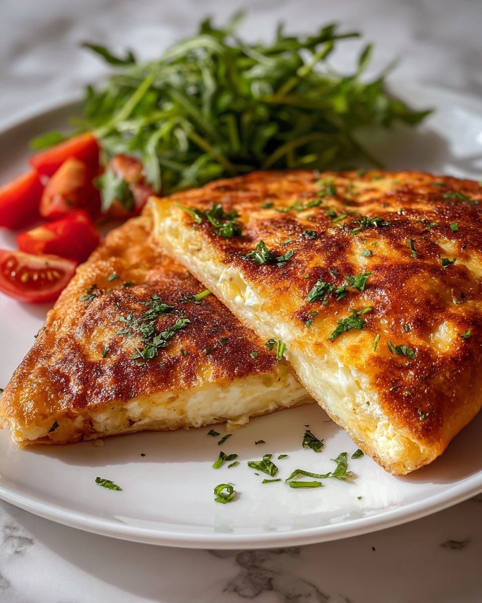 Large white oval serving platter with a whole uncut focaccia bread, golden-brown and crispy on top, sprinkled with fresh parsley and coarse salt, showcasing its airy texture and slightly charred spots from baking, placed on a white marble countertop with natural lighting, styled as a hero shot from a food magazine, photo taken with an iphone --ar 4:5 --v 7