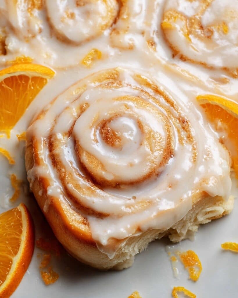 Fresh Orange Creamsicle Cinnamon Rolls Recipe