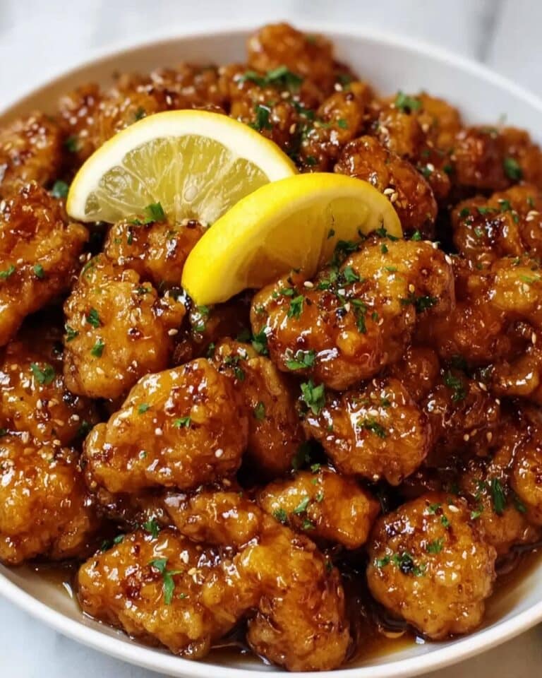 Vegan Lemon Pepper Glazed Cauliflower Recipe