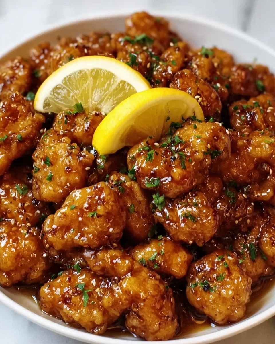 Vegan Lemon Pepper Glazed Cauliflower Recipe