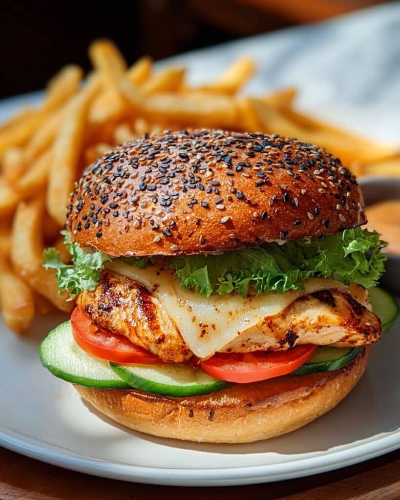 Spicy Chipotle Chicken Burger Recipe