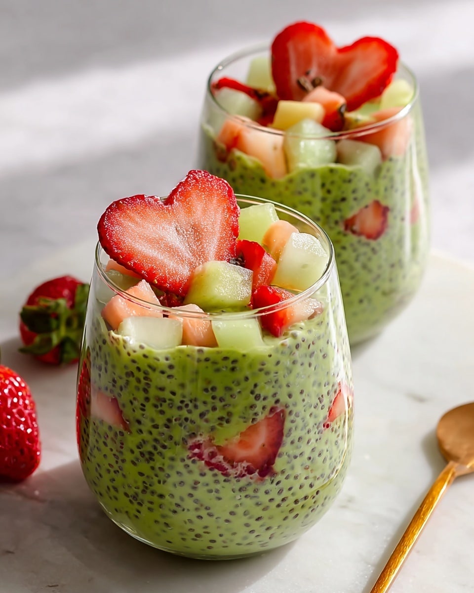 Strawberry Matcha Sago Recipe