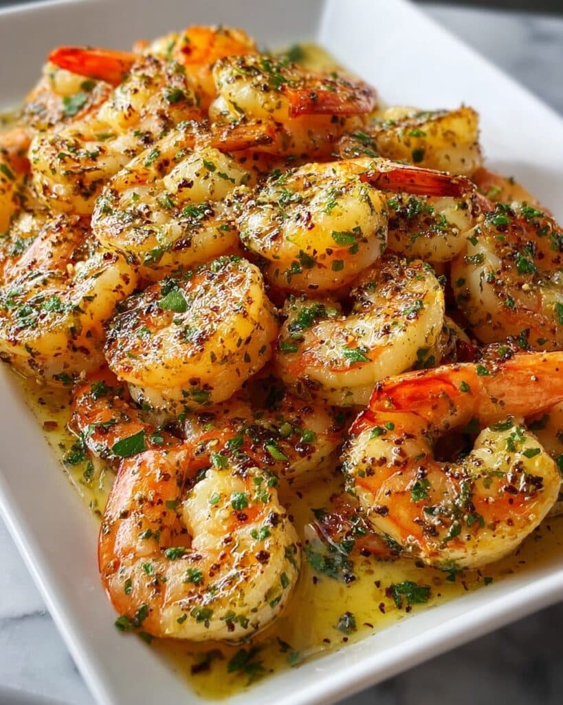 Mediterranean Shrimp Skillet with Lemon Garlic Sauce Recipe