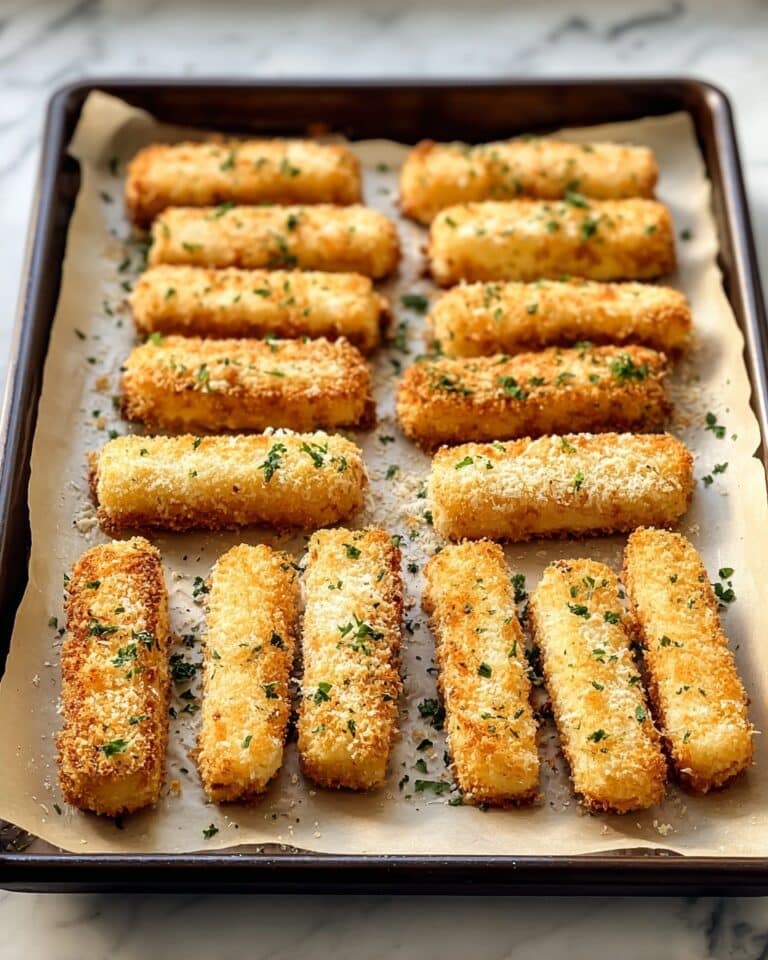Easy Crispy Mozzarella Sticks Recipe
