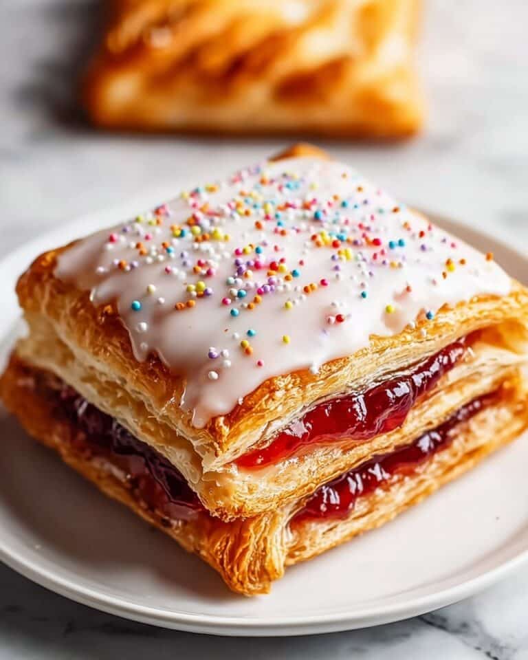 Protein Pop Tarts with Strawberry Jam and Vanilla Glaze Recipe