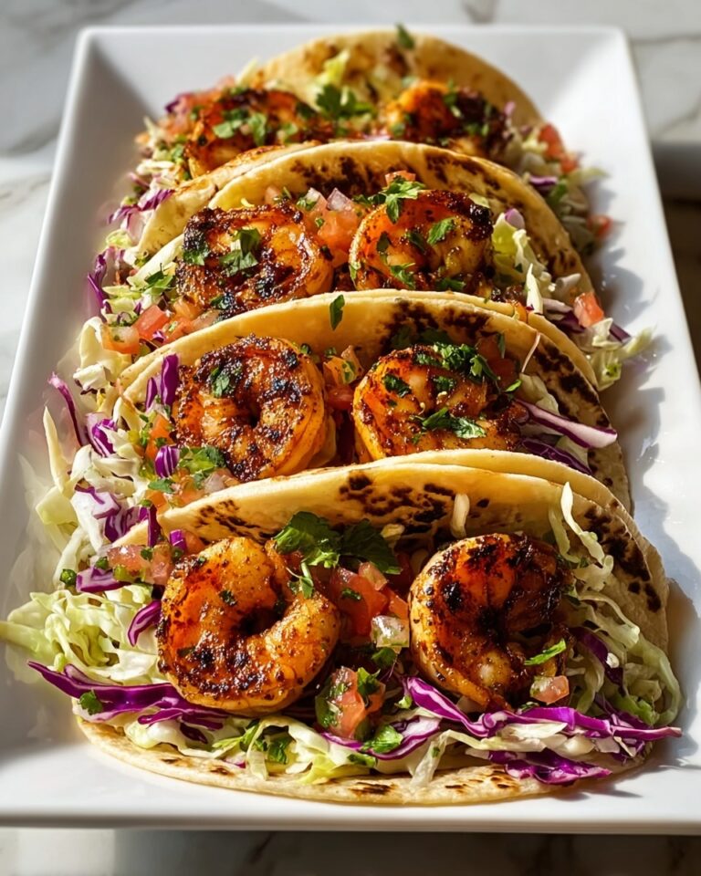 Blackened Shrimp Tacos with Slaw Recipe
