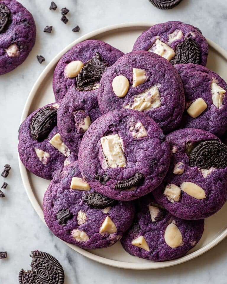 Ube Cookies and Cream Cookies Recipe