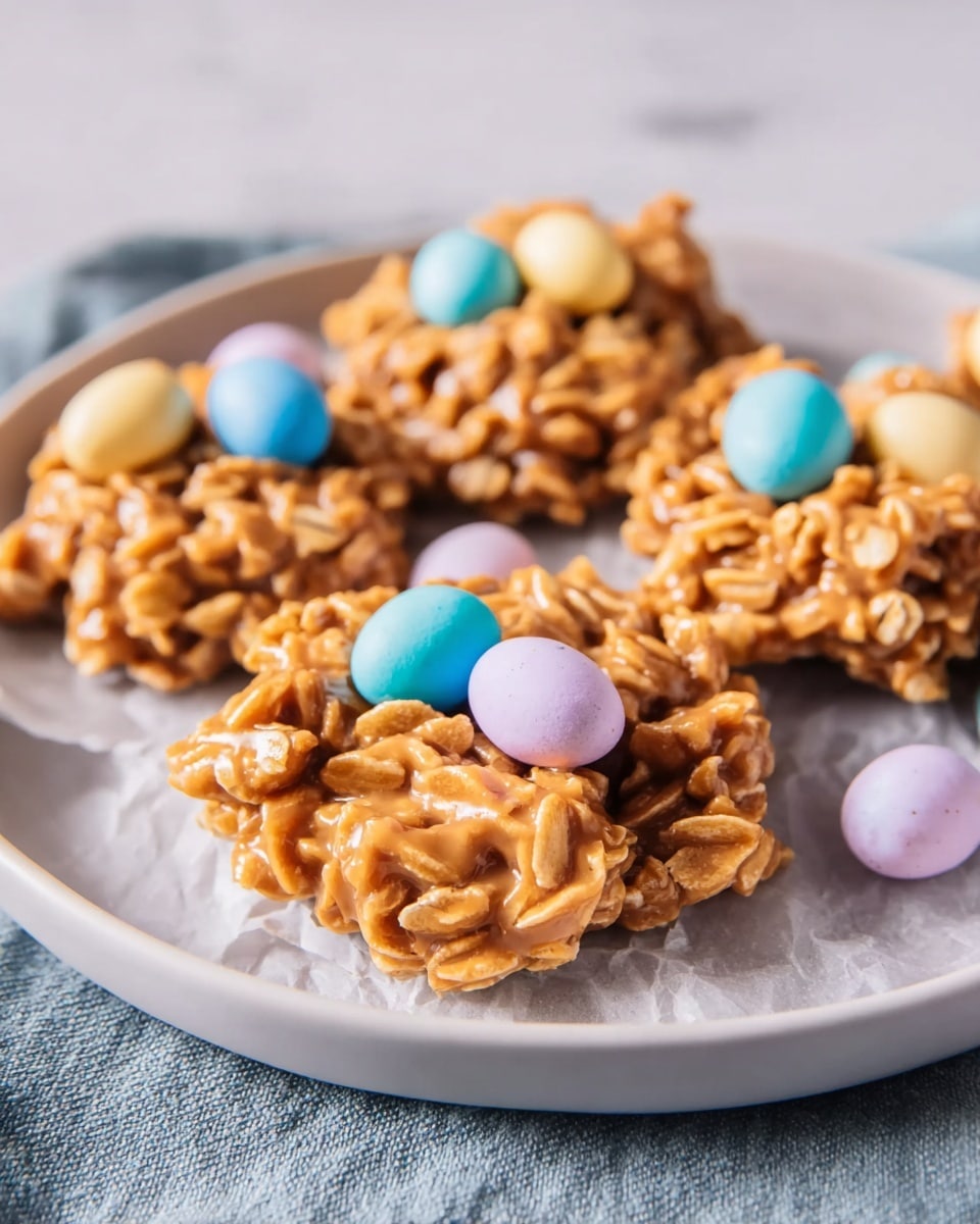 Easter Egg Peanut Butter Haystacks Recipe