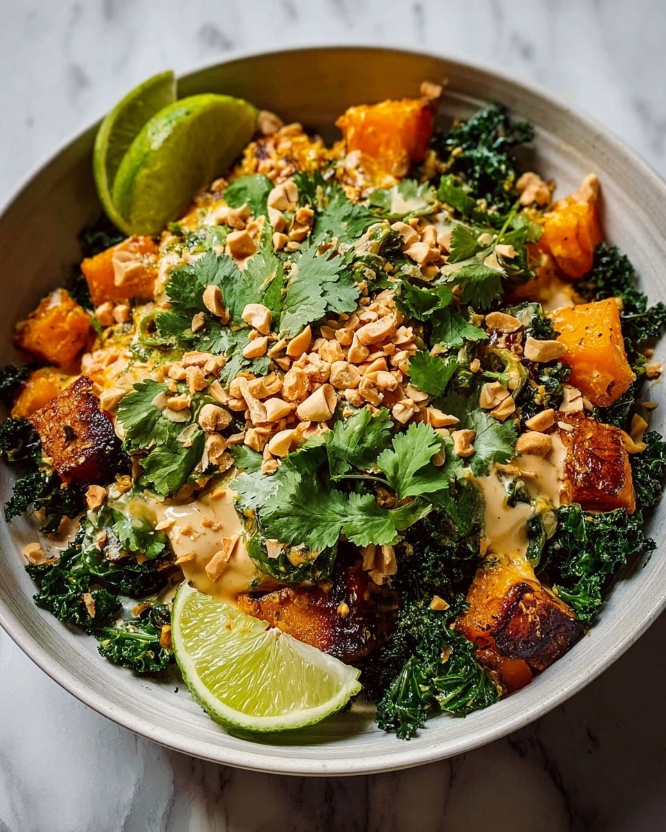 Thai Peanut Sweet Potato Buddha Bowl Recipe