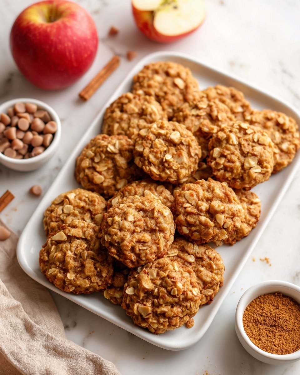 Healthy Apple Pie Oatmeal Cookies Recipe