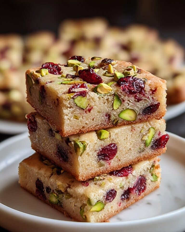 Cranberry Pistachio Shortbread Cookies: A Festive Delight for the Holidays Recipe
