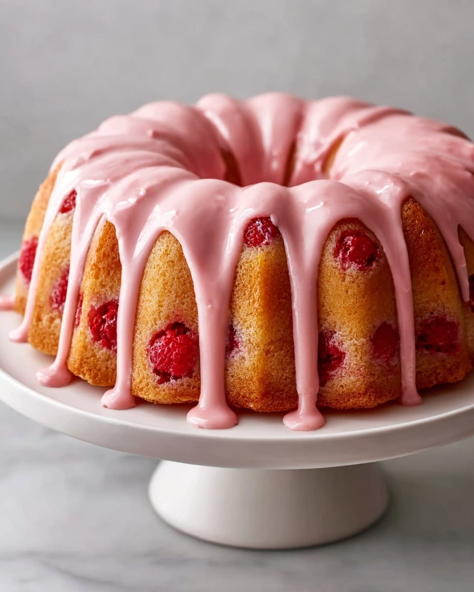 Strawberry Cream Cheese Pound Cake Recipe