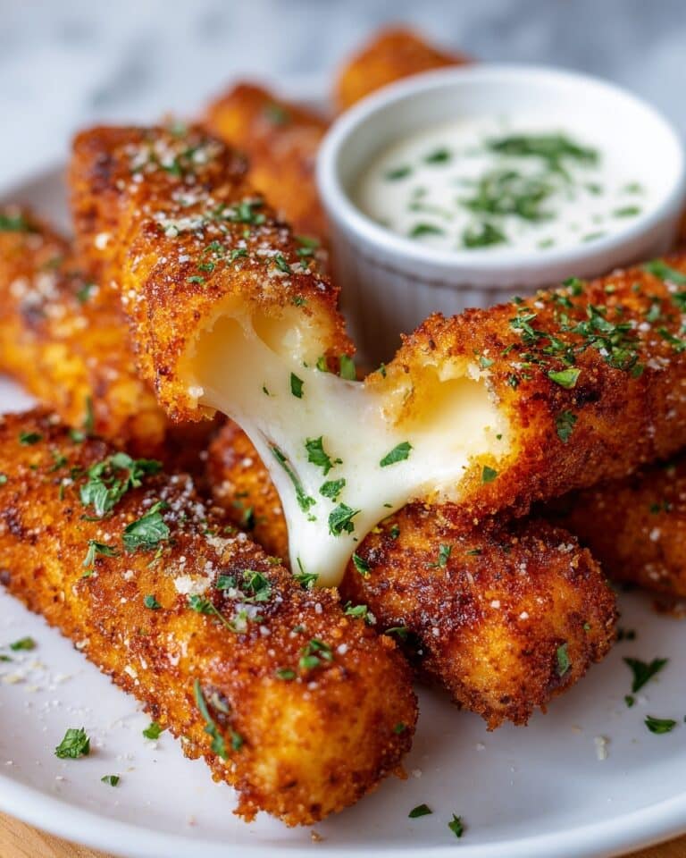 Nashville Hot Honey Mozzarella Sticks Recipe