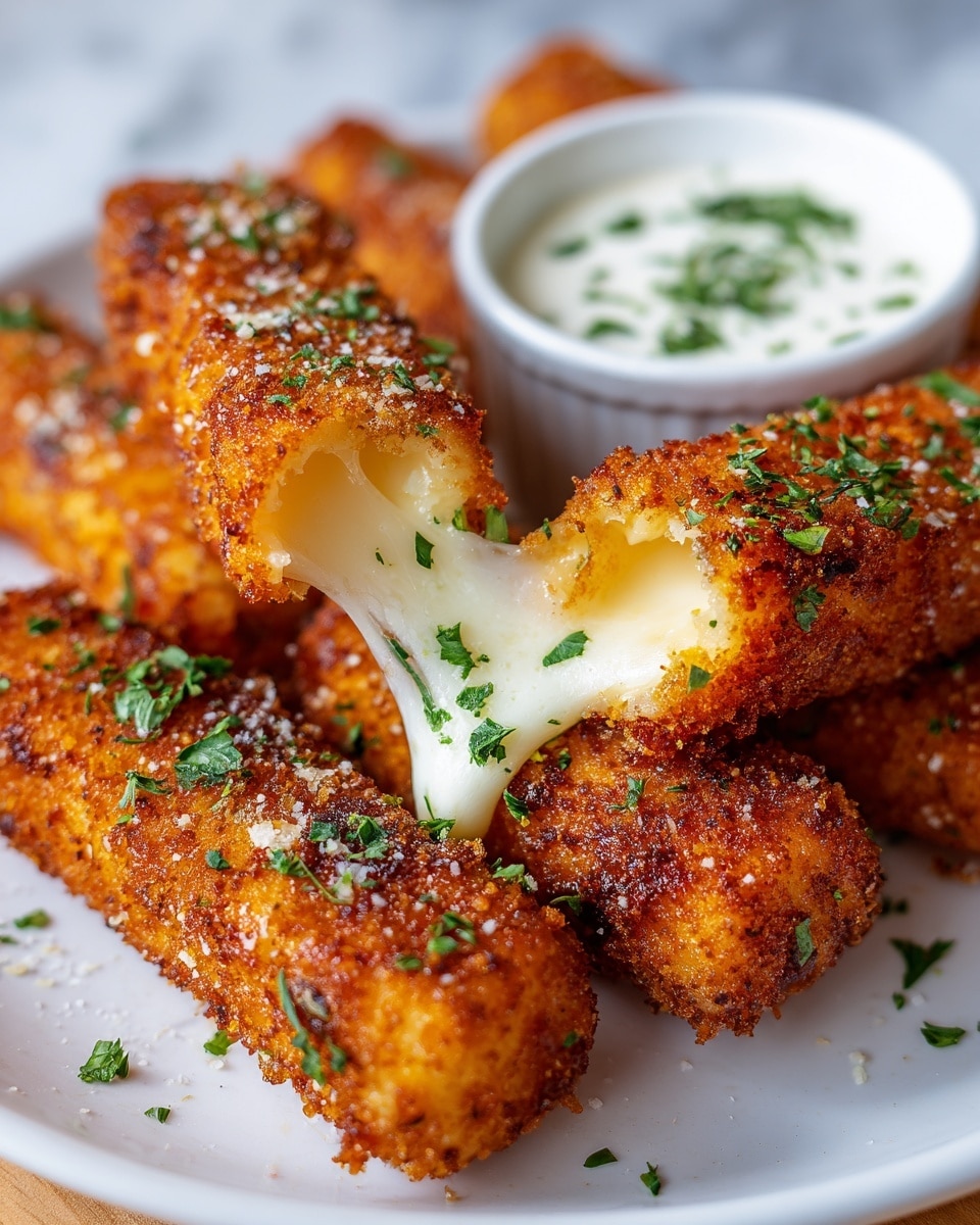 Nashville Hot Honey Mozzarella Sticks Recipe