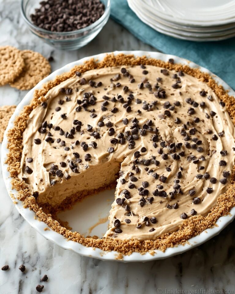 Chocolate Chip Peanut Butter Pie Recipe