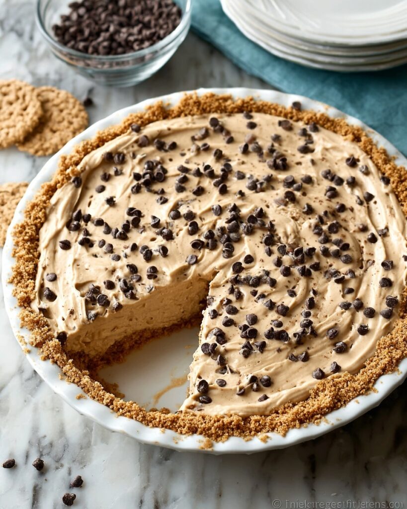 Chocolate Chip Peanut Butter Pie Recipe