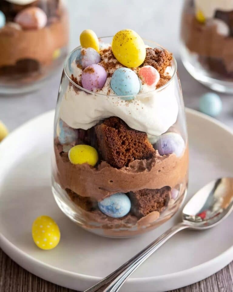 Mini Eggs Brownie Parfaits Recipe