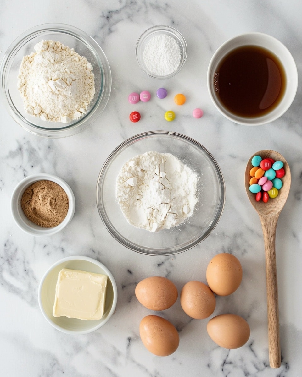 Single white plate with one colorful candy-topped cookie centered prominently, close-up angled shot highlighting the soft, chewy interior texture visible around the edges and under the pastel candy pieces, subtle golden-brown baked surface with gentle crumb detail, natural lighting accentuating the slight shine on the candy shells, placed on a white marble background, intimate plated serving photo taken with an iphone --ar 4:5 --v 7