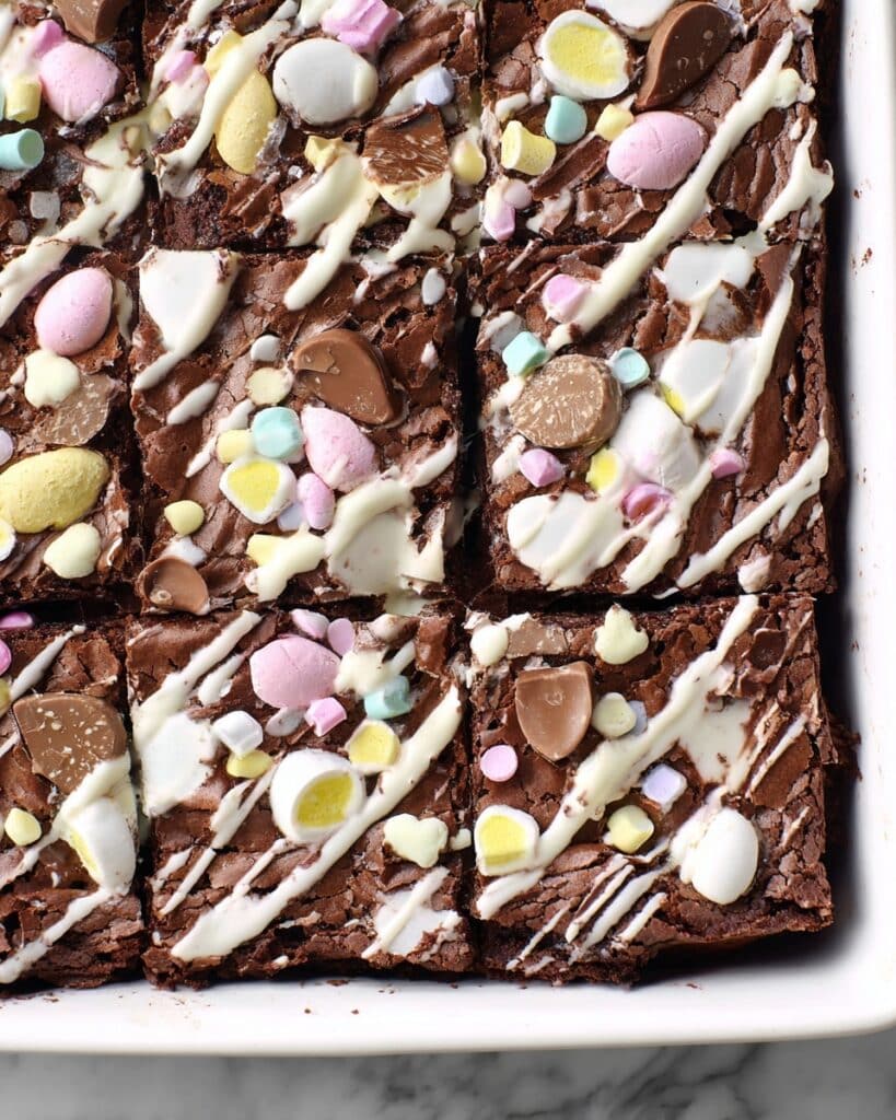 Easter Brownies with Mini Eggs Recipe