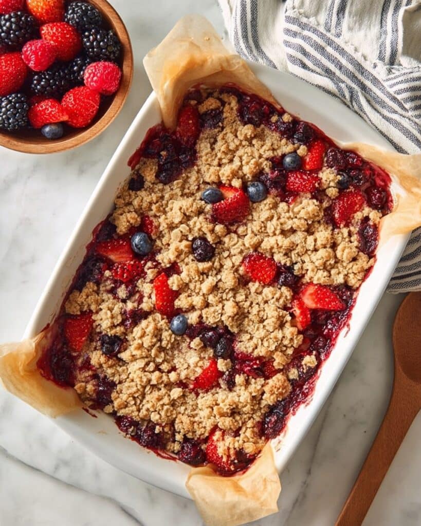 Healthy Berry Oatmeal Bars Recipe