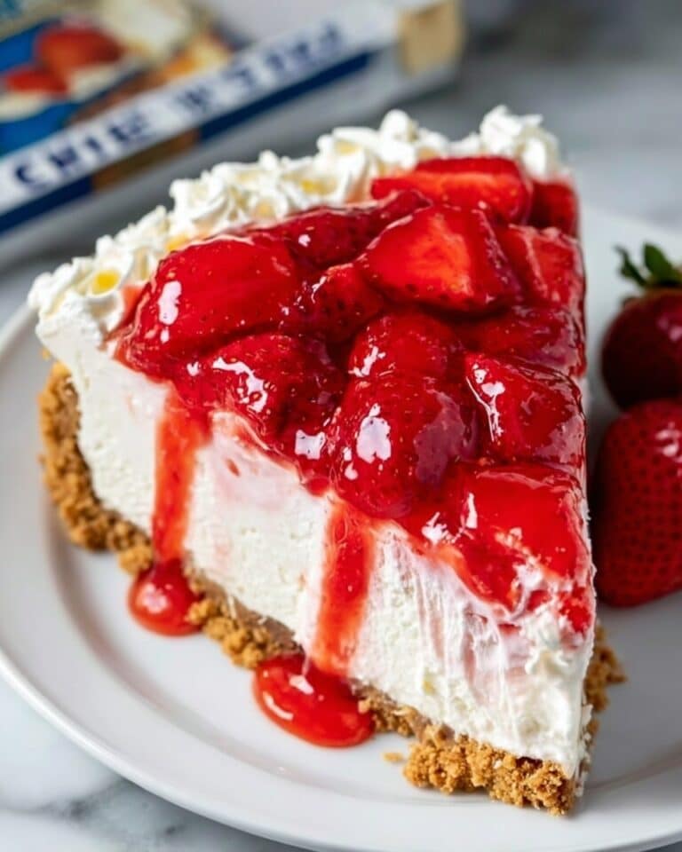 Strawberry Pretzel Cream Cheese Pie Recipe