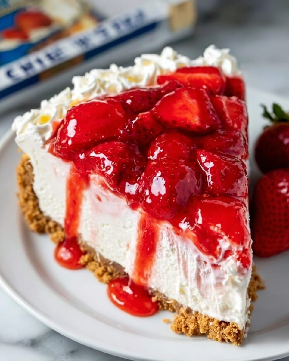 Strawberry Pretzel Cream Cheese Pie Recipe