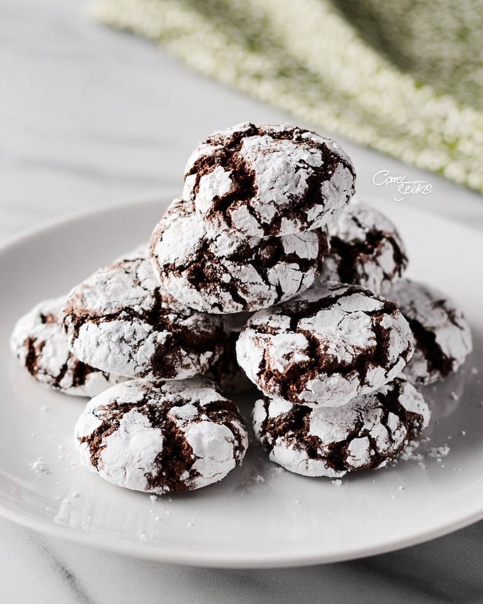 Fudgy Cappuccino Crinkles Recipe