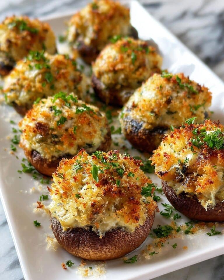 Crab Stuffed Mushrooms Recipe