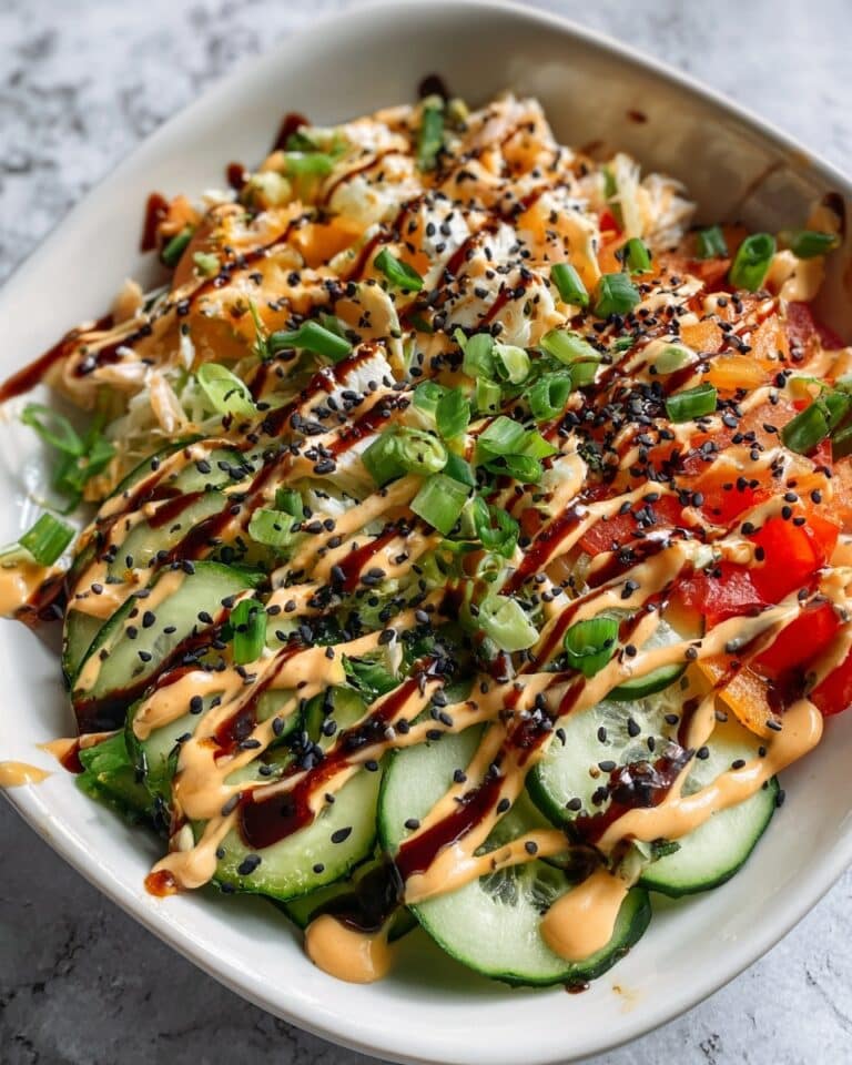 California Roll Cucumber Salad Recipe