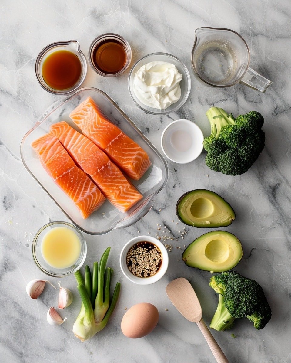 Single white bowl featuring a close-up shot of one serving of glazed tempeh cubes drizzled with a creamy light sauce and sprinkled with sesame seeds, nestled atop fluffy brown rice, accompanied by vibrant sautéed broccoli florets, sliced fresh avocado, and tender zucchini rounds also adorned with sauce, all accentuating the varied textures and colors of the dish, set on a white marble surface under natural lighting, styled to evoke a gourmet food blog photo taken with an iphone --ar 4:5 --v 7