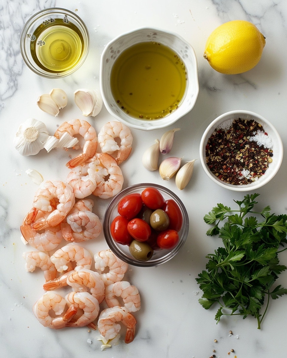 Single white plate with a close-up of a plated serving featuring six perfectly sautéed shrimp coated in a vibrant garlic herb butter sauce, showcasing the glistening golden sear and sprinkled finely with freshly chopped parsley and black pepper, the shrimp tails add texture contrast, natural light highlighting the glossy sauce pooling slightly around the shrimp, placed on a white marble surface, intimate and inviting photo taken with an iphone --ar 4:5 --v 7