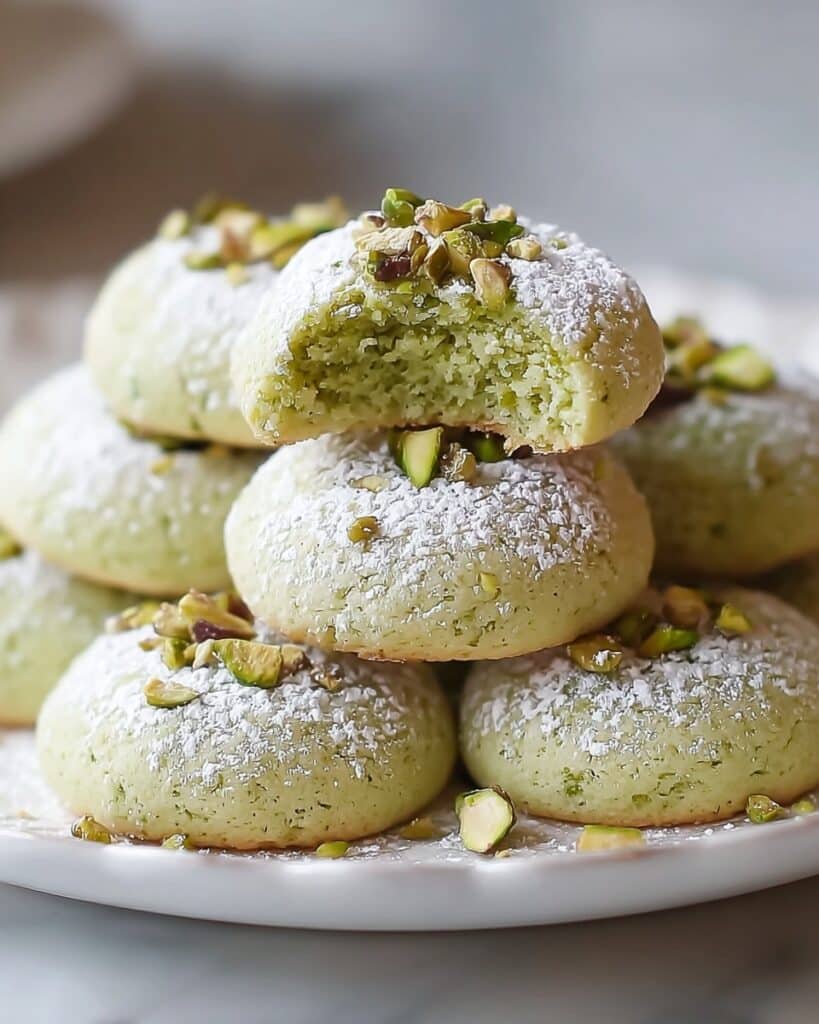 Buttery Pistachio Wedding Cookies Recipe