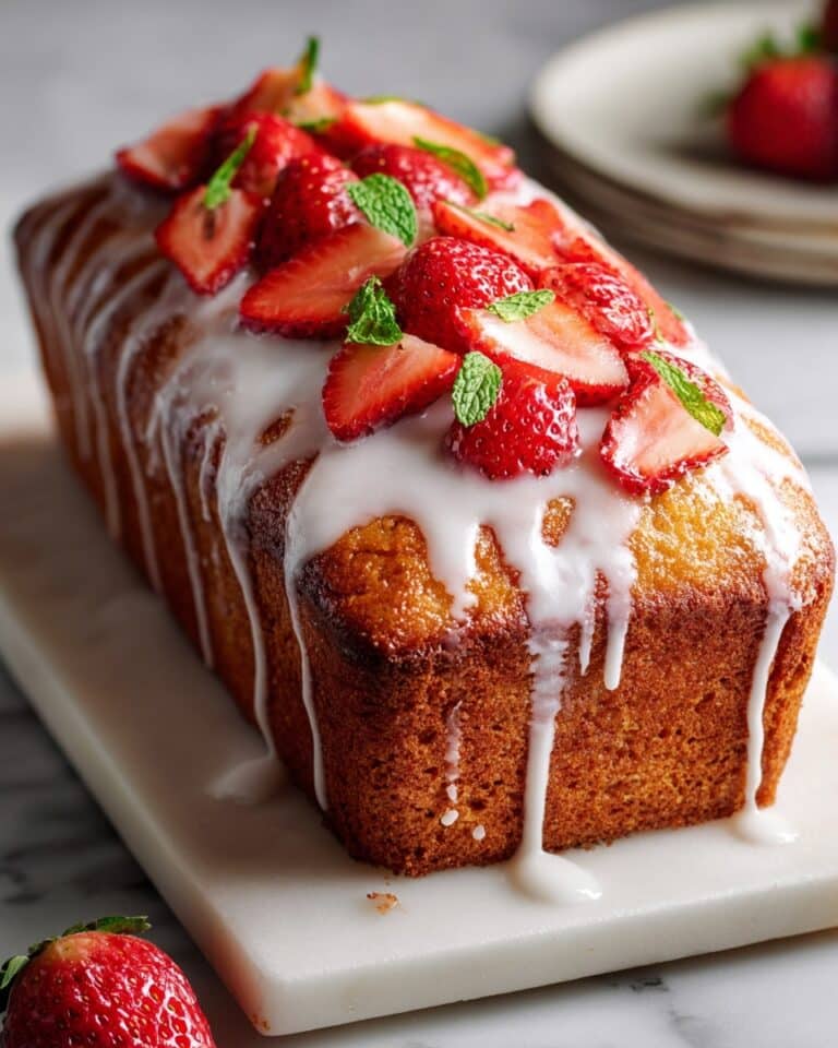 Glazed Strawberry Bread Recipe