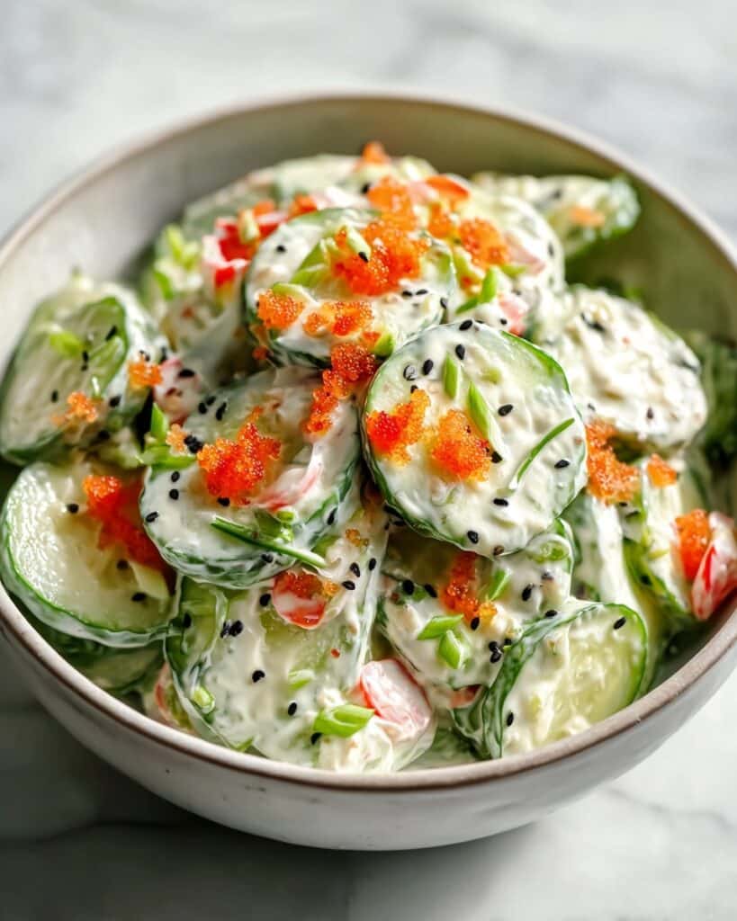 California Roll Cucumber Salad: Refreshing, No-Cook Delight Recipe