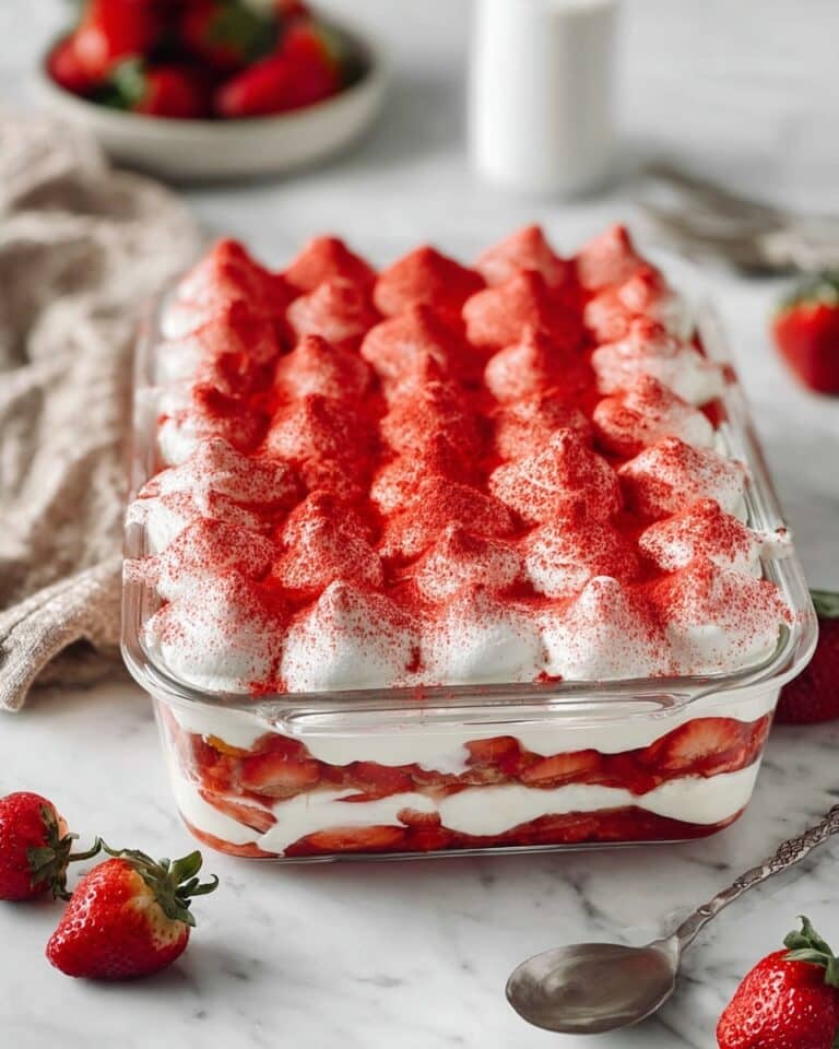 Vegan Strawberry Tiramisu Recipe