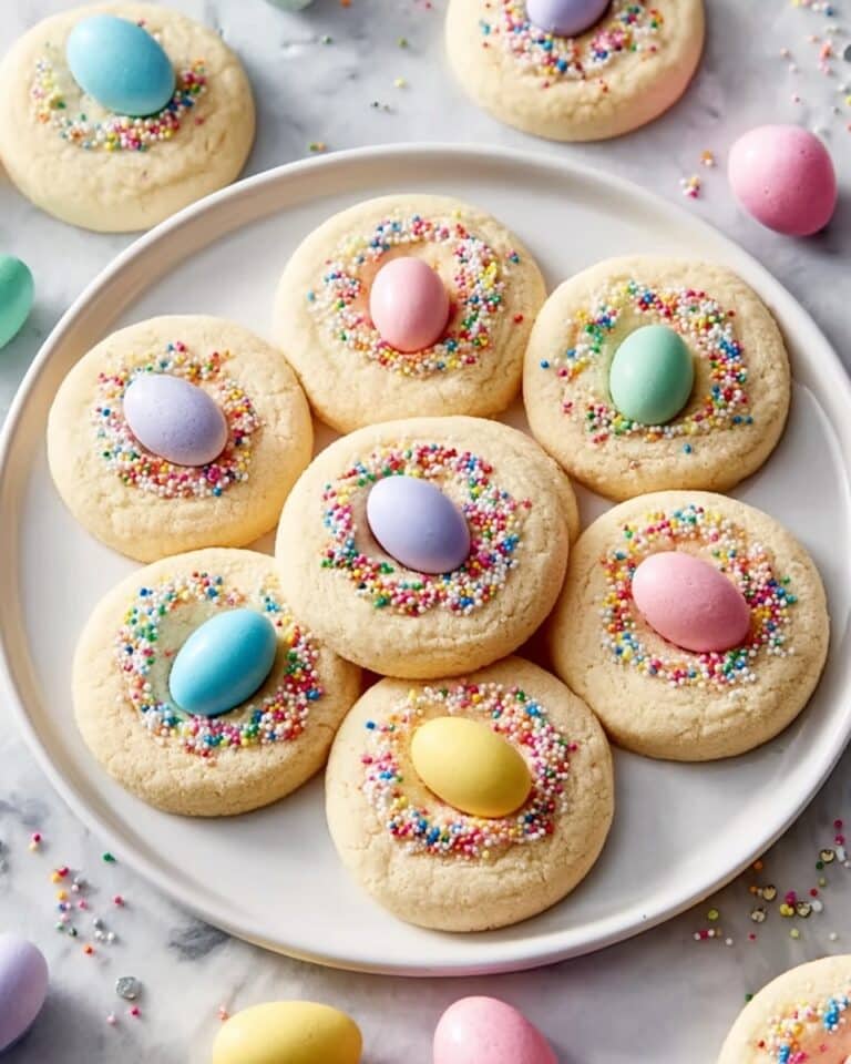 Easter Egg Thumbprint Cookies Recipe