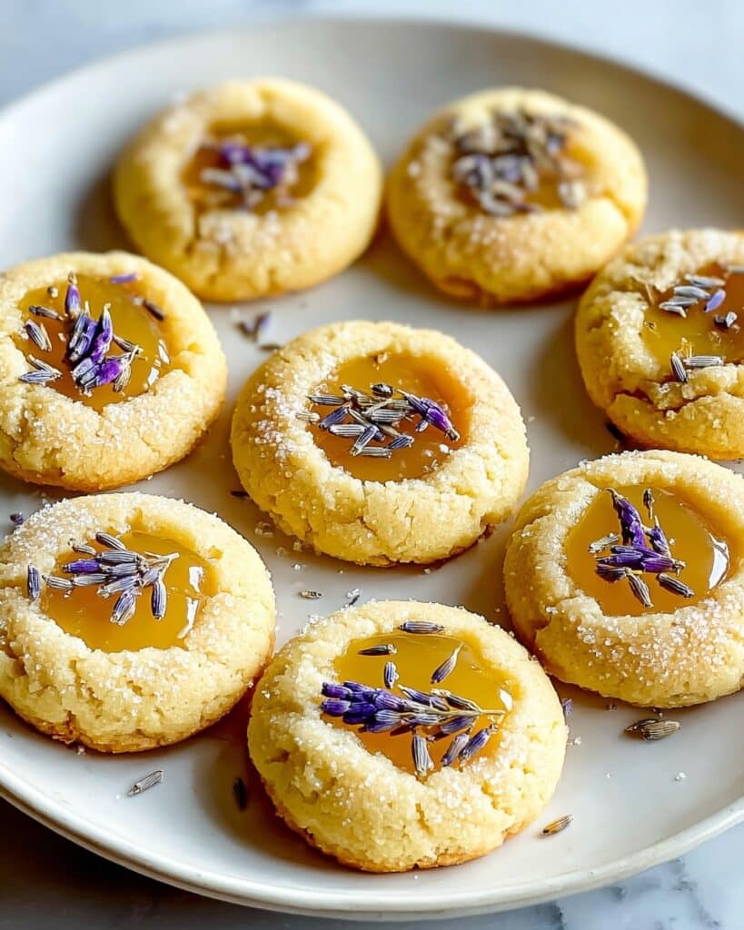 Lemon Lavender Thumbprint Cookies Recipe