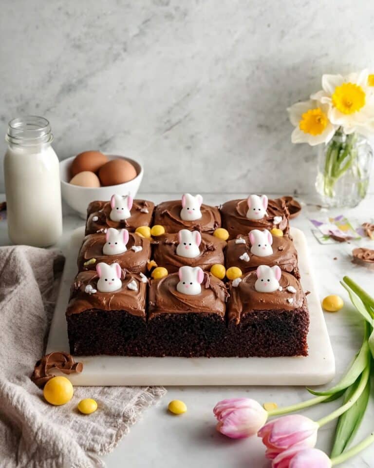 Vegan Chocolate Caramel Sheet Cake Recipe