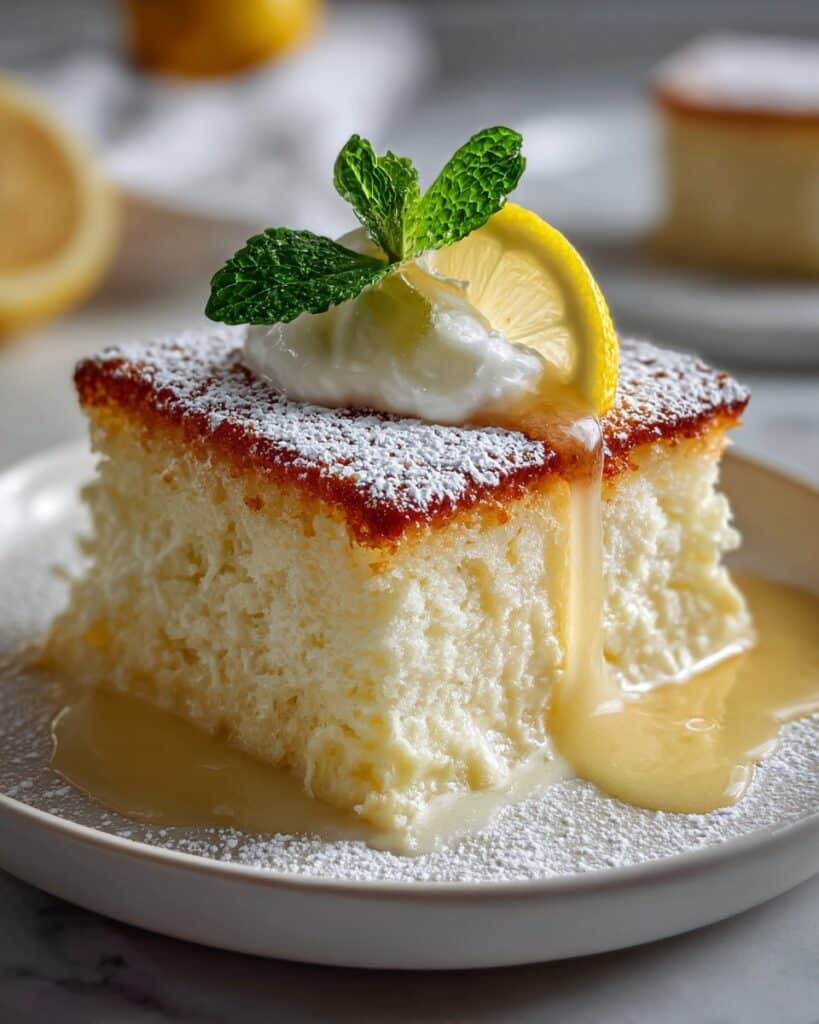 Lemon Custard Cake Recipe