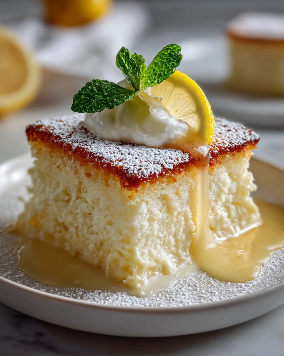 Lemon Custard Cake Recipe