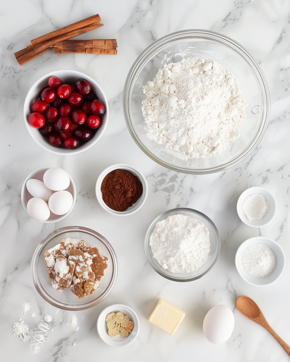 Single white plate featuring one golden-brown muffin topped with crumbly streusel and studded with juicy whole cranberries, close-up angled view revealing the tender, moist interior with bursts of cranberry throughout, highlighting the soft crumb texture beneath the crisp topping, natural lighting on a white marble surface, styled like a food blog shot, intimate plated serving photo taken with an iphone --ar 4:5 --v 7
