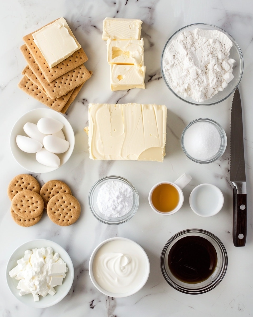 Single white square plate showcasing one slice of rich cheesecake with a thick, creamy interior and a golden graham cracker crust, topped with glossy caramel sauce dripping down the sides, close-up angled shot highlighting the smooth texture and crumbly base, placed on a white marble surface under natural light, styled food blog presentation, photo taken with an iphone --ar 4:5 --v 7