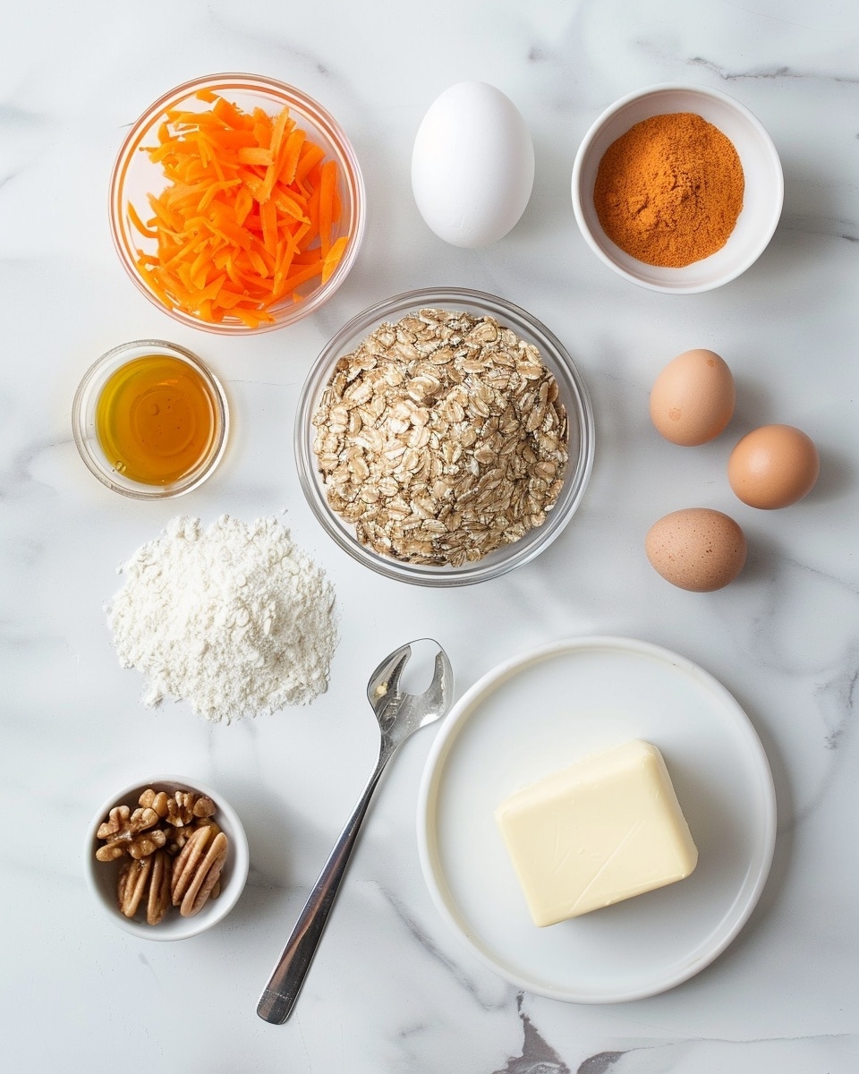 Single white plate with one moist carrot muffin revealing the interior with visible shredded carrot pieces and chopped nuts, close-up angled shot emphasizing the soft crumb and topping texture, natural lighting highlighting the warm golden brown color, set on white marble surface, intimate plated serving photo taken with an iphone --ar 4:5 --v 7