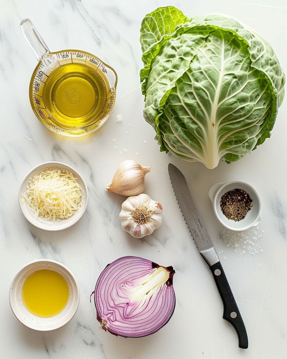 Single white bowl containing a plated serving of sautéed cabbage and thinly sliced red onions, showcasing a colorful mix of tender, cooked cabbage leaves with slightly translucent onion rings. The close-up angle highlights the light sheen of seasoning and hints of herbs, with a gold and white fork resting on the bowl’s edge. The scene is set on a white marble surface with natural lighting, emphasizing the warm, comforting textures of this simple side dish. photo taken with an iphone --ar 4:5 --v 7