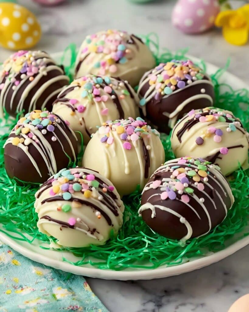 Peanut Butter Cookie Dough Easter Eggs | Easy No-Bake Treat Recipe