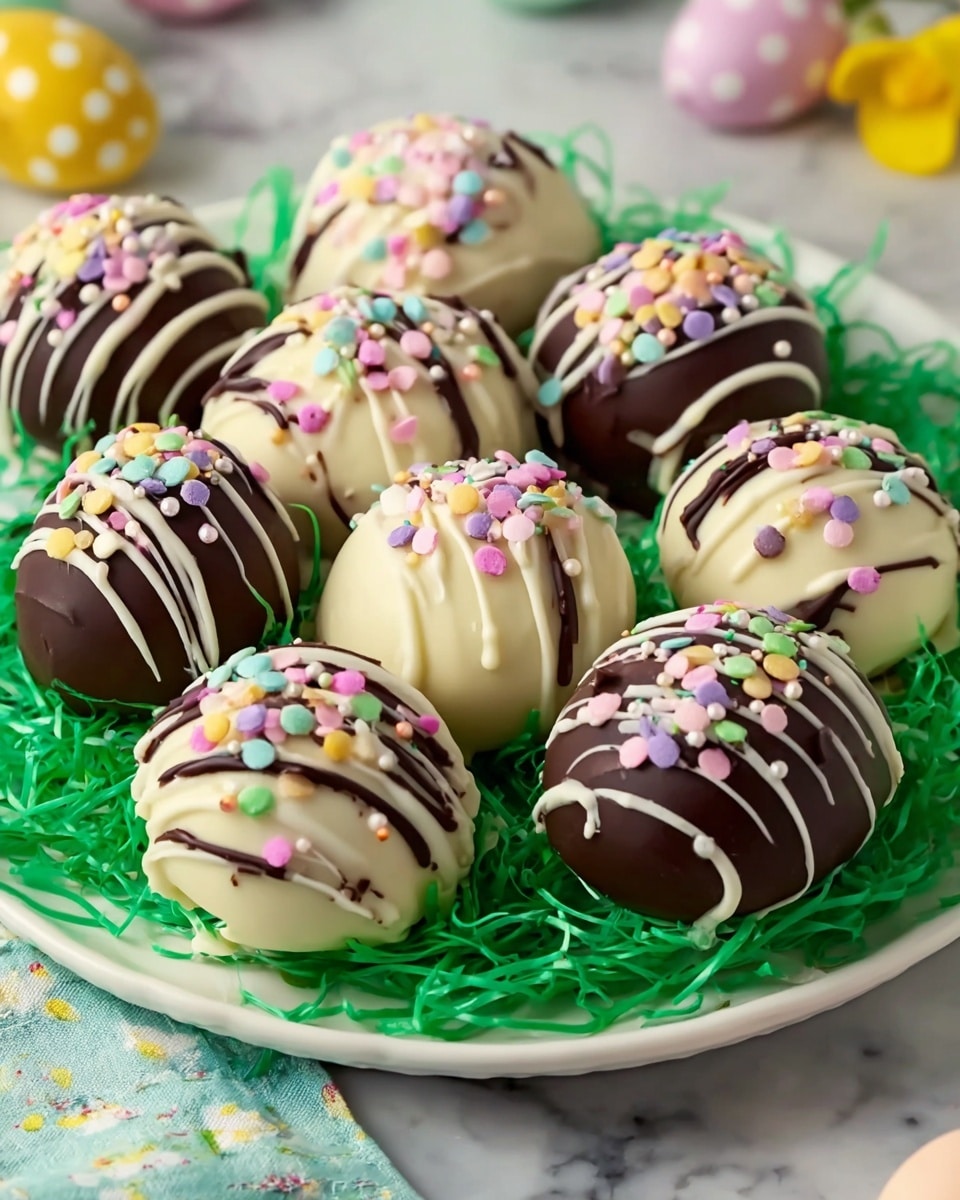 Peanut Butter Cookie Dough Easter Eggs | Easy No-Bake Treat Recipe